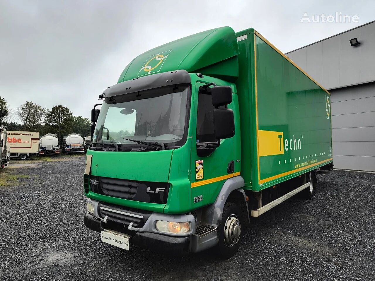 DAF LF 45.160 7,15M CASE + D'HOLLANDIA 1500KG box truck