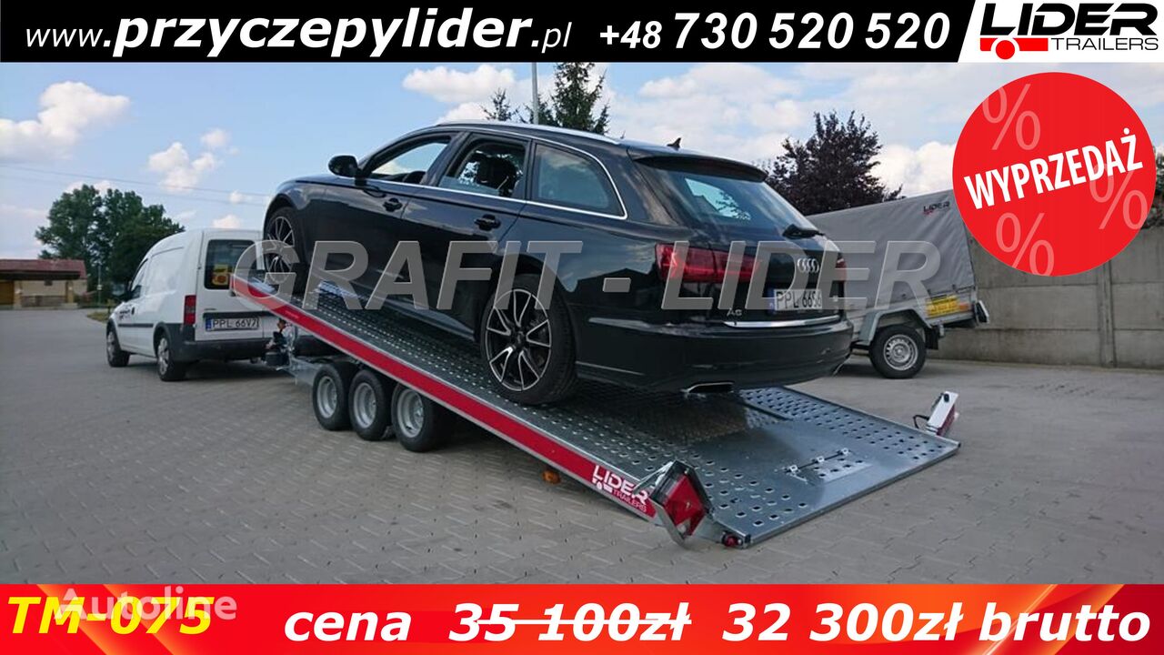 new Temared TM-075 CarKeeper 4820/3 ALU, 500x200cm, laweta płaska, u car transporter trailer