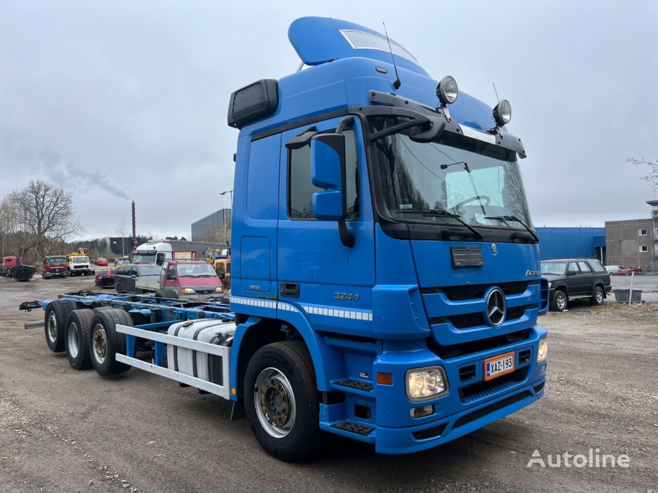 Mercedes-Benz Actros 3244 mp3 8x2 chassis spring / air chassis truck