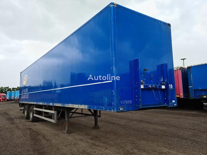 Groenewegen 2 AXLE/ BOX TRAILER/ AIR SUSPENSION/ BPW DRUM closed box semi-trailer