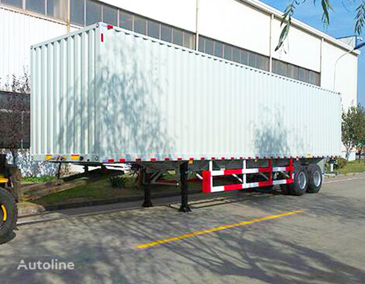 new TITAN 2 Axle 40ton Enclose Dry Van Trailer for Sale - W closed box semi-trailer