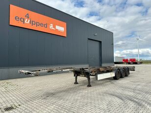 Schmitz Cargobull 45FT HC, discbrakes, liftaxle, extendable front+ rear+ bumper, N container chassis semi-trailer