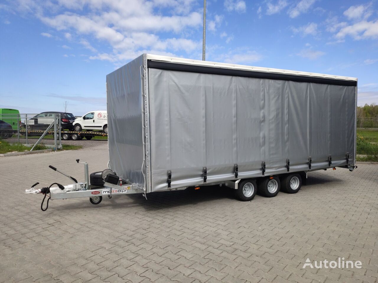 new Taut liner T602123 600x210x230cm 3500kg GARDINE curtain side trailer