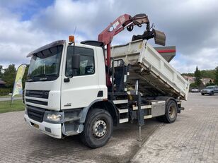 DAF CF 75.250 CF 75.250 4x2 Tipper with HMF-1060 Euro 3 dump truck