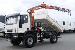 IVECO EUROCARGO 150E25 / 4X4 / WYWROTKA + HDS TEREX 120.2 E / DO ENERG dump truck