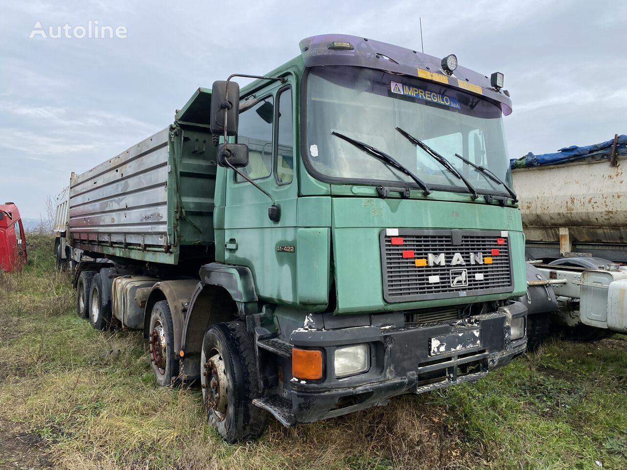 MAN 41-422 - Trakker 8x4 - Diferential 100 TONE dump truck