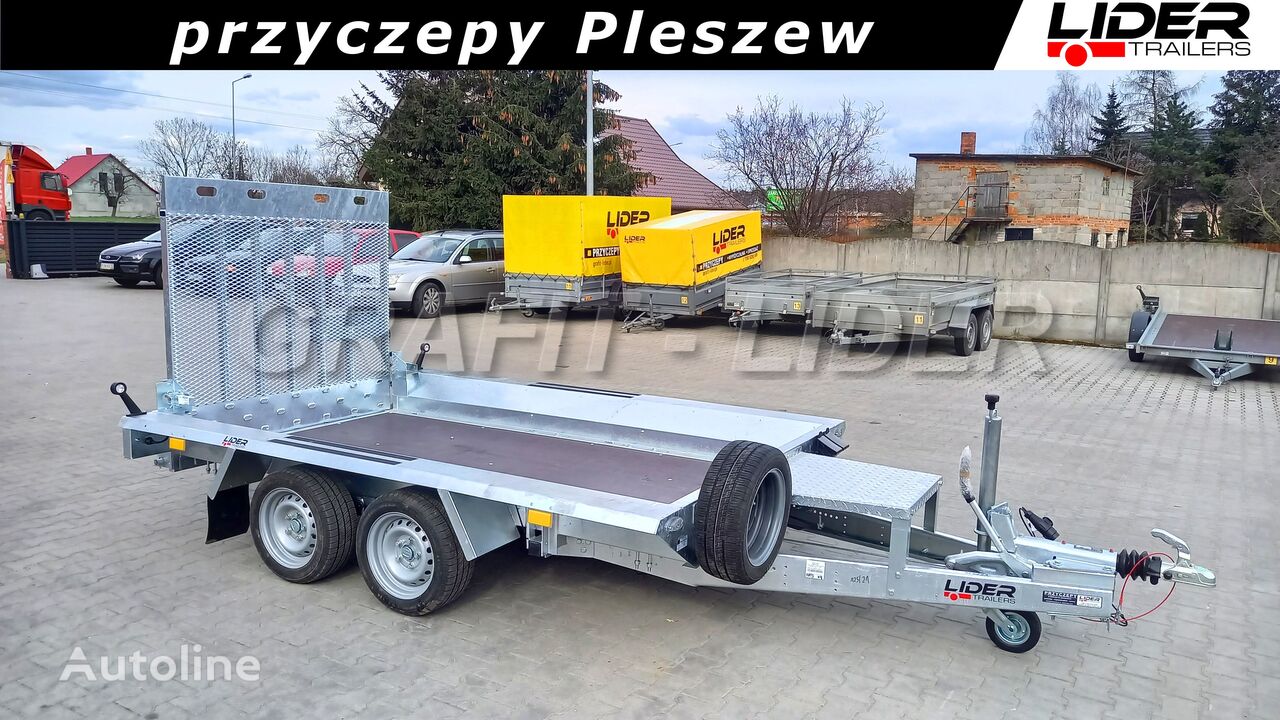 new Temared Construction trailer for excavator TM-286 przyczepa 300x150cm, B equipment trailer