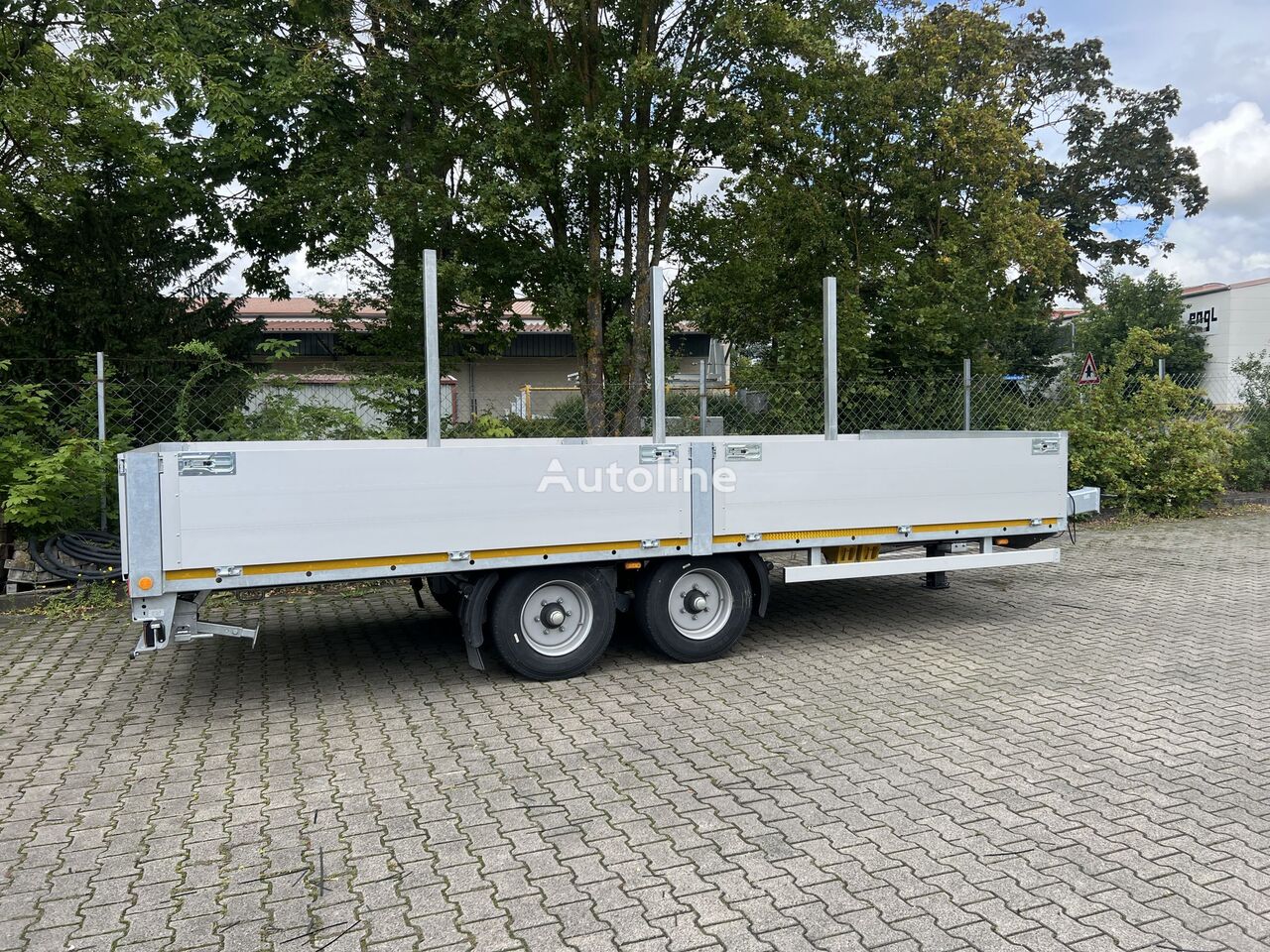 new Möslein THT 11- G 7,2 Tandem Pritschenanhänger flatbed trailer