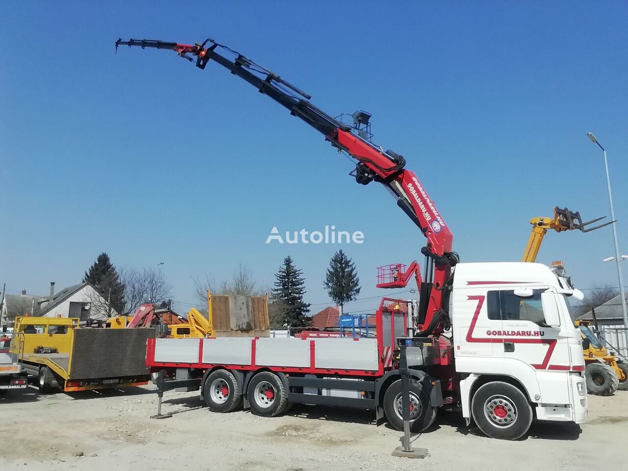 MAN  TGS 35.480 flatbed truck