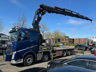 Volvo FH 500 8X2 EURO 6 + HMF 8520-O-K6 + REMOTE CONTROL flatbed truck