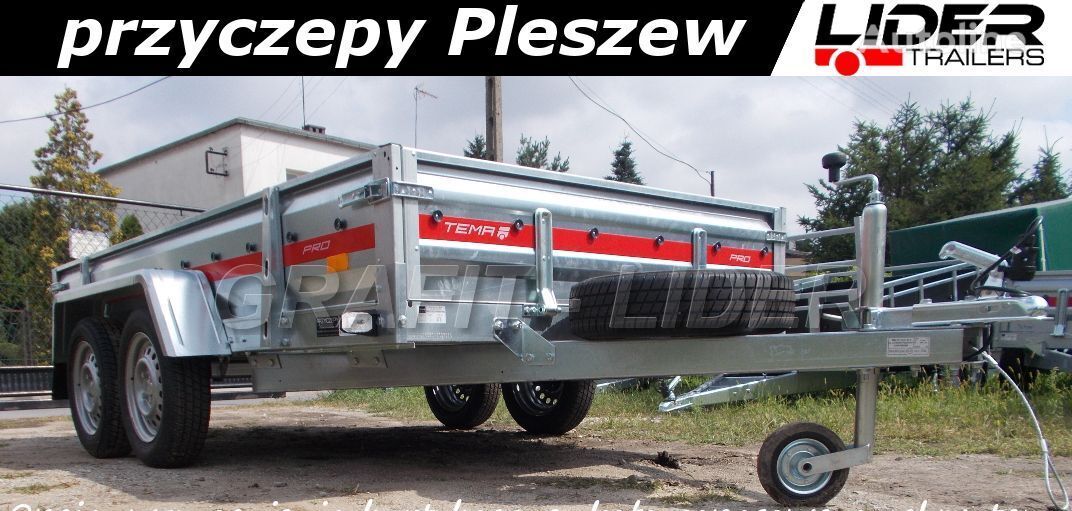 new Temared TM-016 przyczepa lekka 300x150x35cm PRO 3015/2, 2x oś NH 750kg,  light trailer
