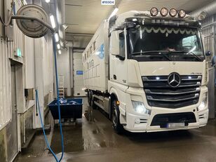 Mercedes-Benz 2013 Mercedes Actros Animal transport truck w/ lift livestock truck