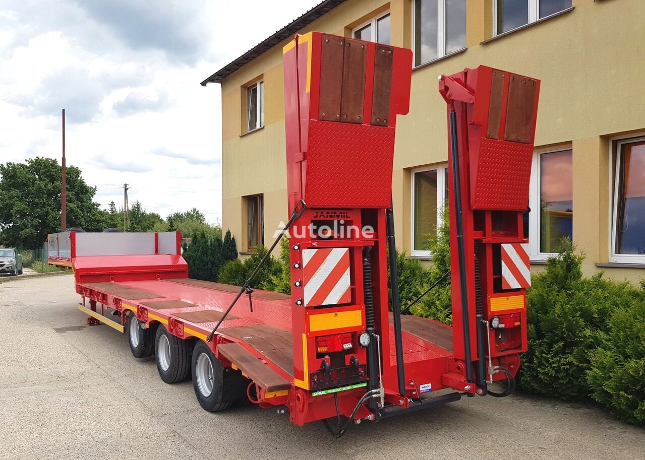 new Janmil najazdy hydrauliczne low bed semi-trailer