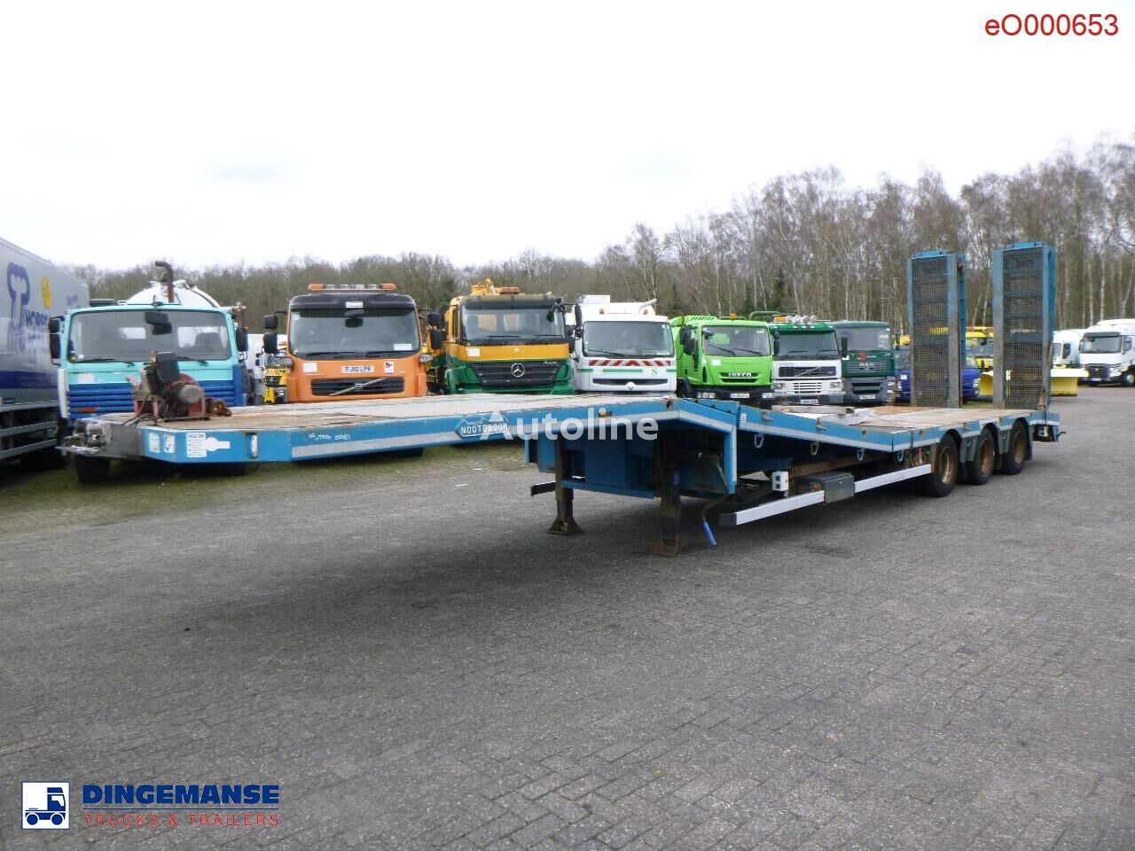 Nooteboom 3-axle lowbed trailer 41T OSDS 41-03 low bed semi-trailer