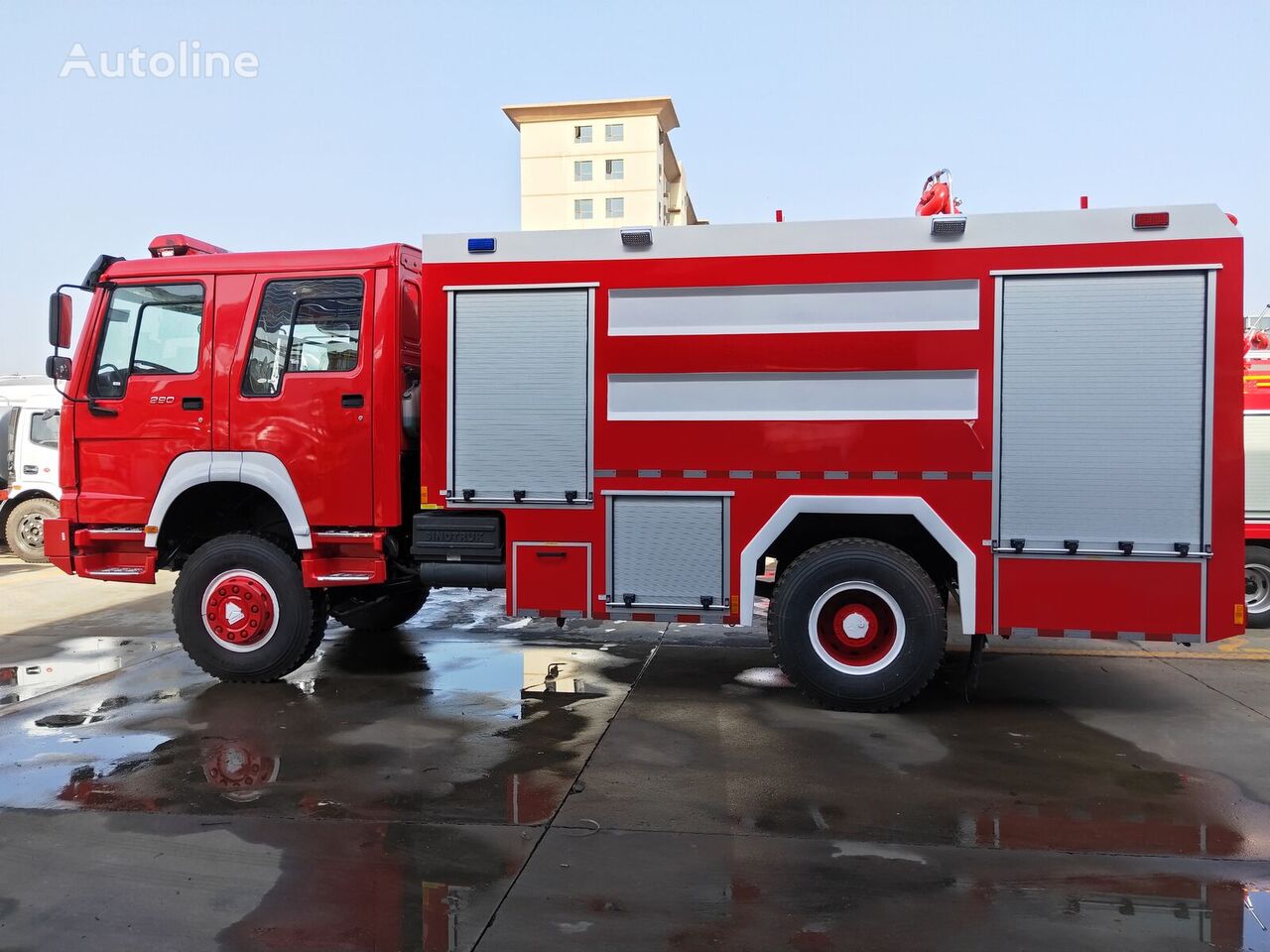 new Sinotruk Howo 4x2 fire truck