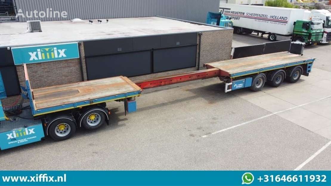 Floor platform semi-trailer