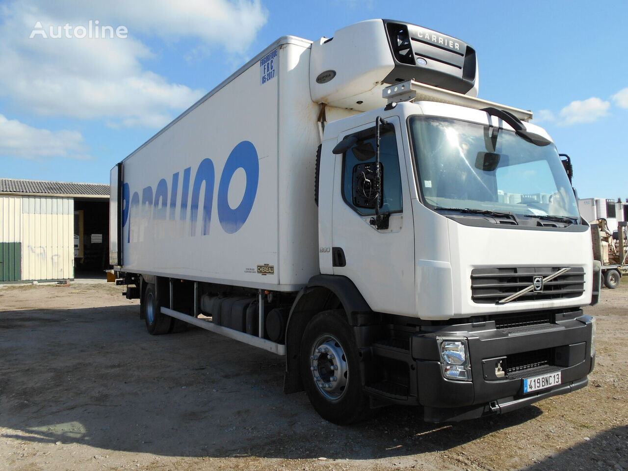 Volvo refrigerated truck
