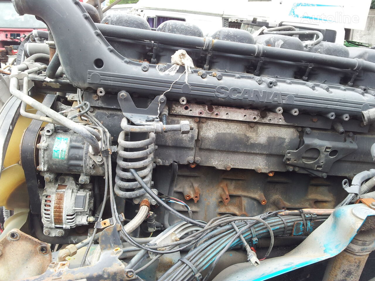 Scania 4 series engine 164C, 164G, 164L, P580, R580, DC1601, 580 PS, v8 for Scania 164C, 164G, 164L, P580, R580, DC1601 truck tractor