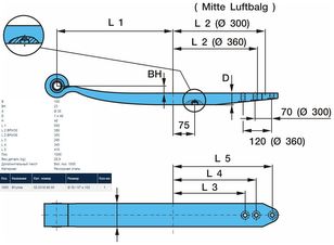 BPW 0508212730 leaf spring for trailer