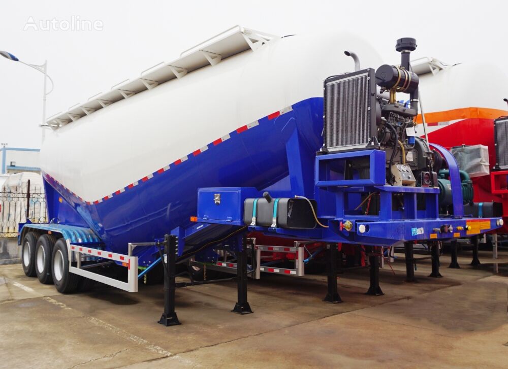new TITAN Tri Axle Bulk Powder Tanker Semi Trailer for Sale - G cement tank trailer
