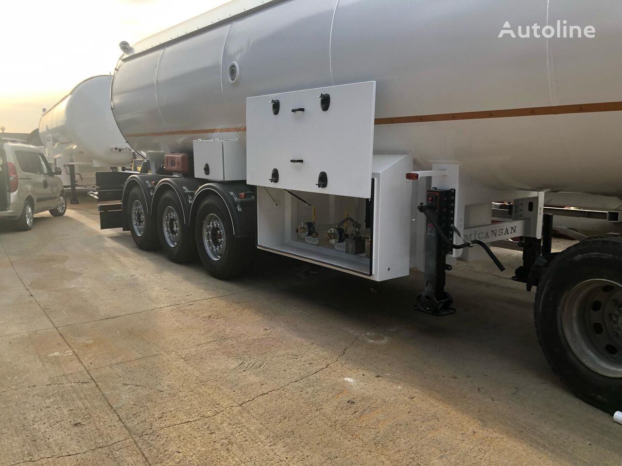 new Micansan READY FOR SHIPMENT 45 M3 LPG GAS TANKER SEMITRAIL gas tank trailer