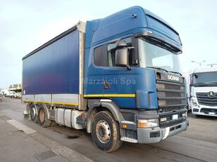Scania 124.420 tilt truck