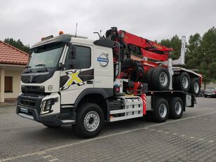 Volvo FMX 540  timber truck + timber trailer