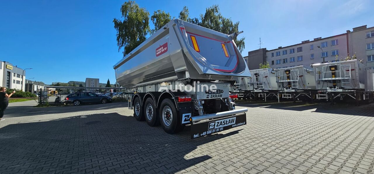 new Zasław HKW.S HALF-PIPE 25 - 30 m3 tipper semi-trailer