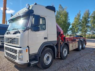 VOLVO FM12 8X4 +HMF 2420 K5 dump truck
