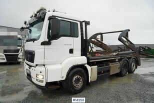 MAN TGS 26.480 lift dumper skip loader truck