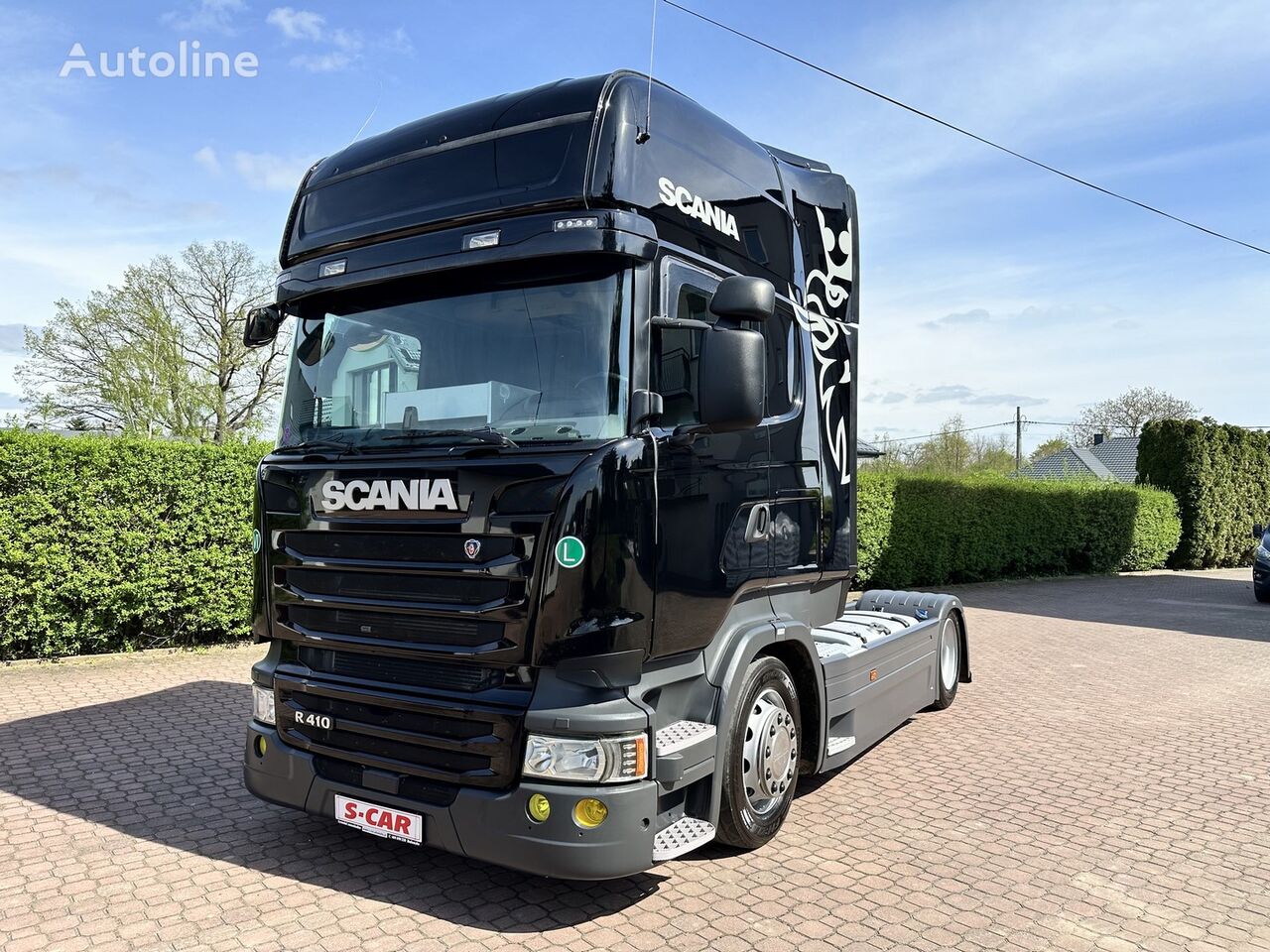 Scania R410 Mega Low Deck Retarder Topline truck tractor